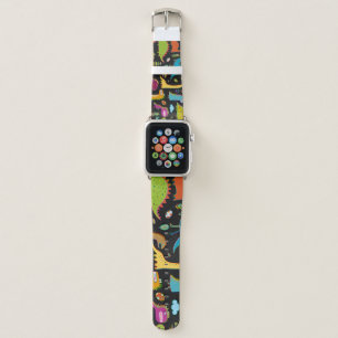 Childish Dinosaurs: Fun Seamless Pattern Apple Watch Band