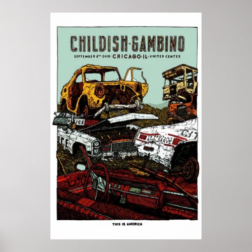Childish Gambino Chicago Final Main Poster