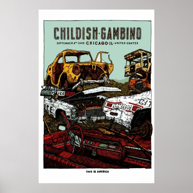 Childish Gambino Chicago Final Main Poster (Front)