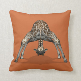 Childish Giraffe Throw Pillow