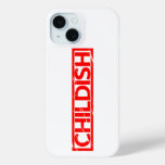 Childish Stamp iPhone 15 Case