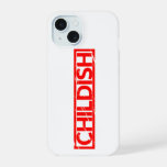 Childish Stamp iPhone 15 Case