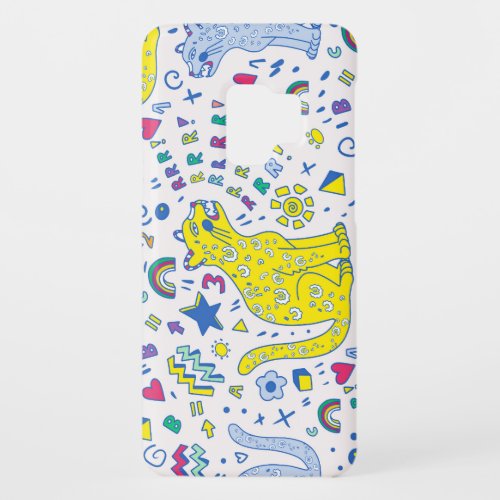 Childish Tiger and Rainbow Pattern Case_Mate Samsung Galaxy S9 Case