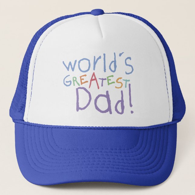 ChildKids Greatest Dad Trucker Hat (Front)