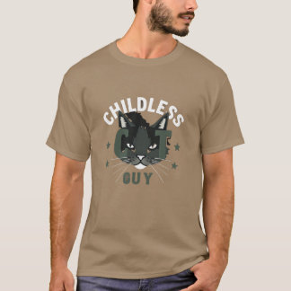 Childless Cat Guy" Men's T-Shirt