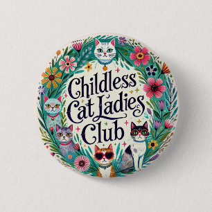 Childless Cat Ladies Club                          Button
