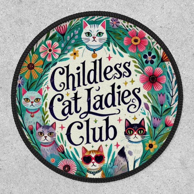 Childless Cat Ladies Club                          Patch (Front)