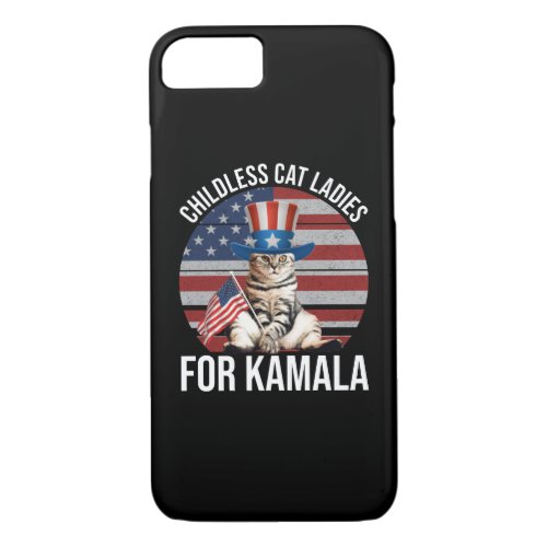 Childless Cat Ladies For Kamala iPhone 87 Case