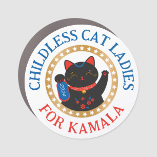 Childless Cat Ladies for Kamala funny 2024 Car Magnet