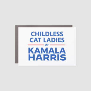 Childless Cat Ladies for Kamala Harris Car Magnet