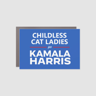 Childless Cat Ladies for Kamala Harris Car Magnet