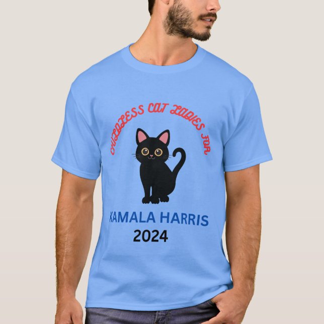 Childless Cat Ladies for Kamala Harris - Men's T T-Shirt (Front)