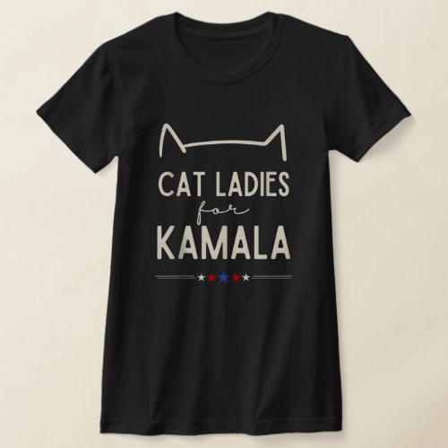 Childless Cat Ladies is Voting Kamala harris 2024 T_Shirt