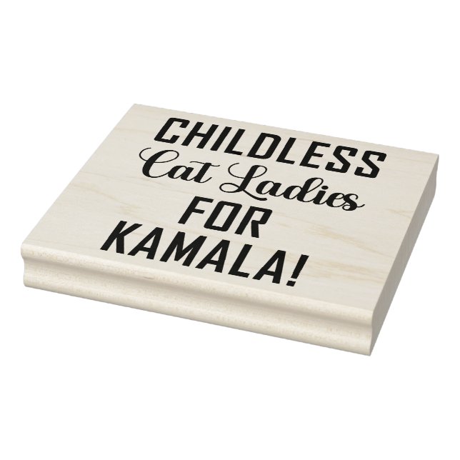 CHILDLESS CAT LADIES... RUBBER STAMP (Stamp)