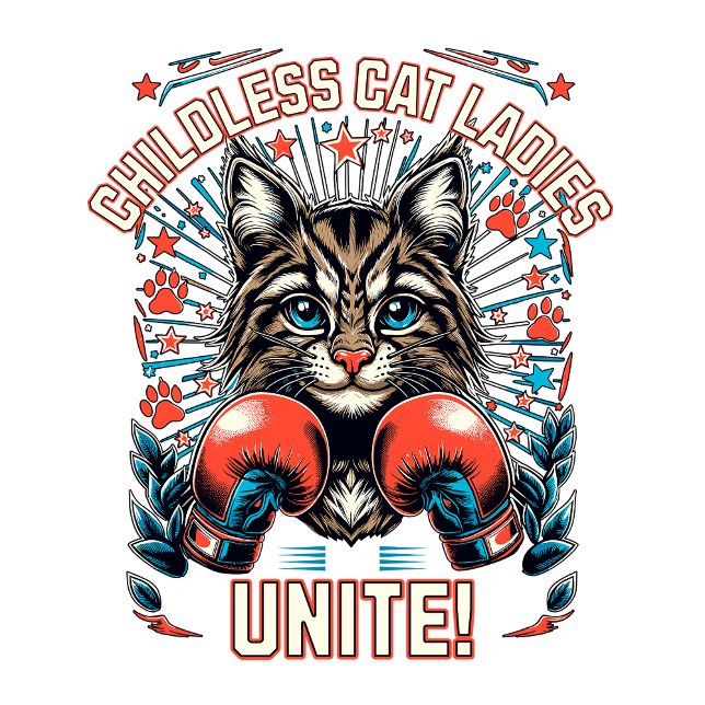 Childless Cat Ladies Unite 2024 election Tote Bag (Creator Uploaded)