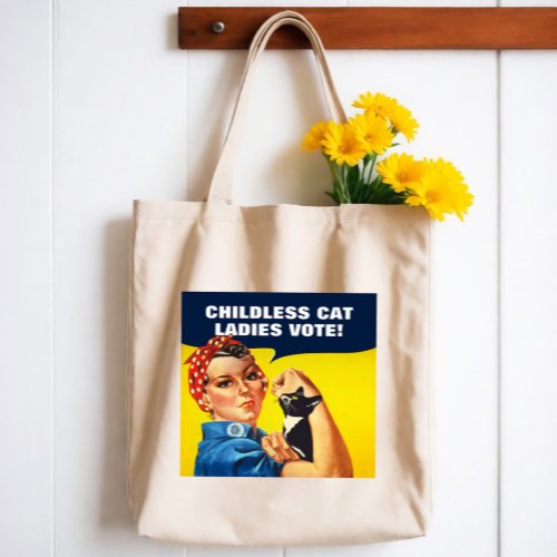 Childless Cat Ladies Vote Tote Bag