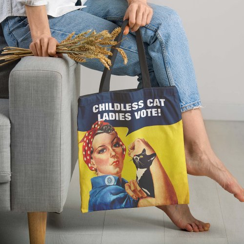 Childless Cat Ladies Vote Tote Bag