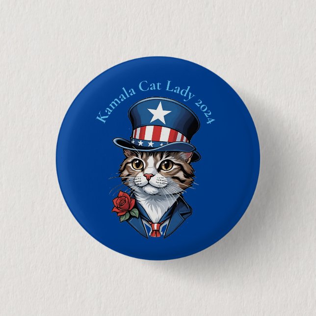 Childless Cat Lady 2024 Thunder_Cove Button (Front)