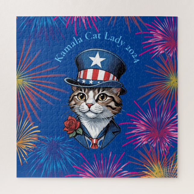 Childless Cat Lady 2024 Thunder_Cove Jigsaw Puzzle (Vertical)