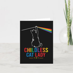 Childless Cat Lady Cat Ladies For Kamala 2024  Card