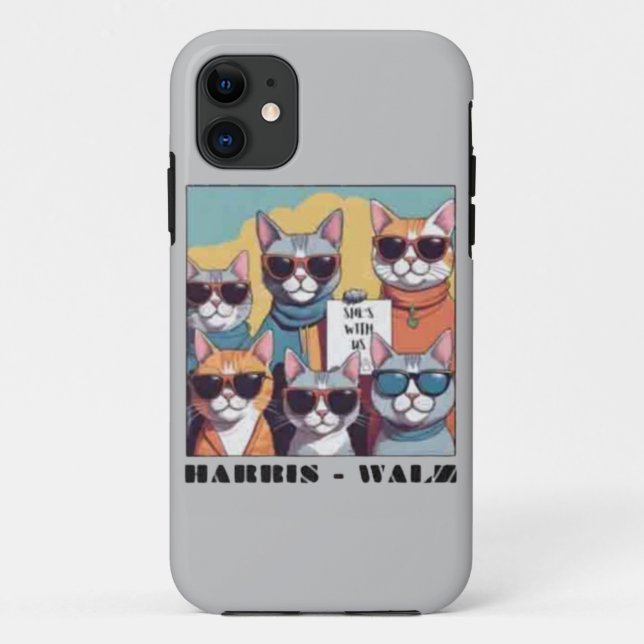 Childless cat lady childless cat ladies for Kamal Case-Mate iPhone Case (Back)
