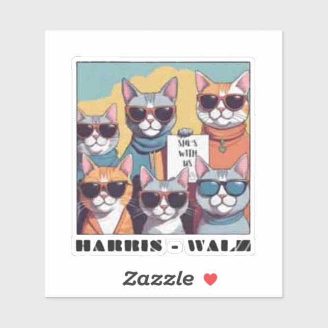 Childless cat lady childless cat ladies for Kamal Sticker (Sheet)