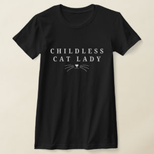 Childless Cat Lady Election Political Kamala 2024 T-Shirt