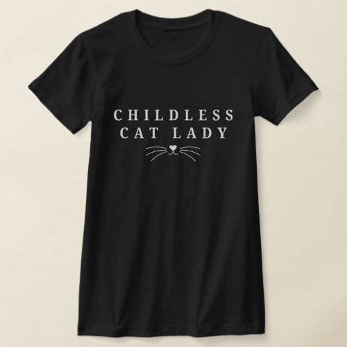 Childless Cat Lady Election Political Kamala 2024 T_Shirt