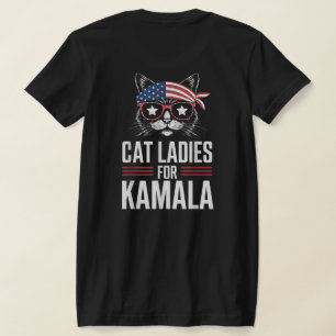 Childless Cat Lady for Kamala 2024 T-Shirt