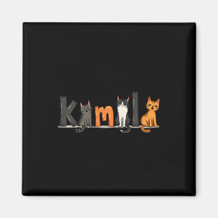 Childless Cat Lady For Kamala Harris 2024 Feminist Magnet