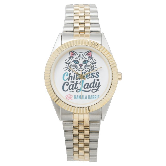 Childless cat lady for Kamala Harris Watch (Front)