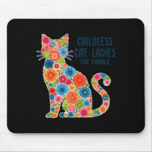 Childless Cat Lady For Kamala Mouse Pad