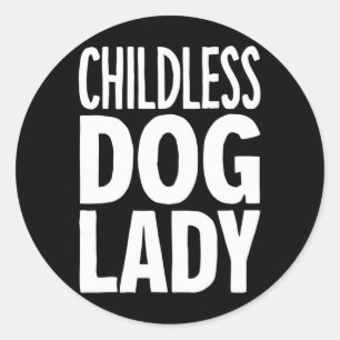 Childless Cat Lady Funny Vote 2024 Classic Round Sticker