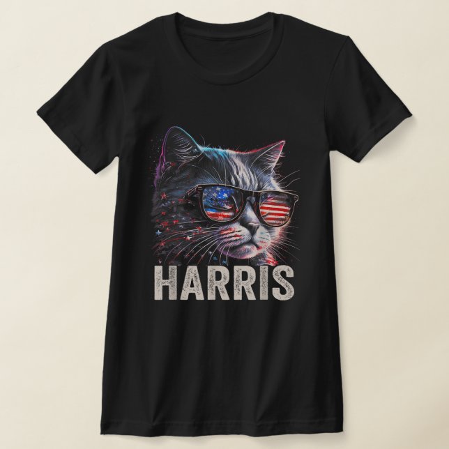 Childless Cat Lady, Harris 2024 T-Shirt (Laydown)