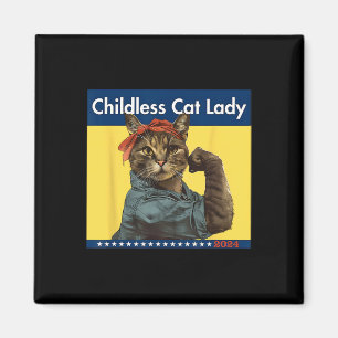 Childless Cat Lady Is Voting Election 2024 Usa  Magnet