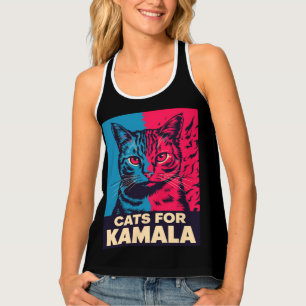 Childless Cat Lady is Voting Kamala Harris 2024 Tank Top
