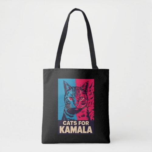 Childless Cat Lady is Voting Kamala Harris 2024 Tote Bag