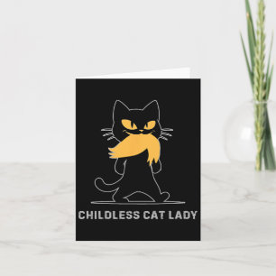 Childless Cat Lady Kamala Harris 2024 47 47th Pres Card