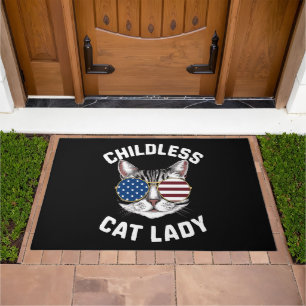 Childless Cat Lady Kamala Harris  Doormat
