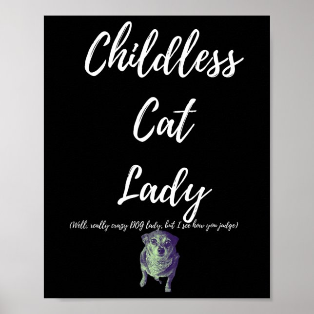 Childless Cat Lady  Poster (Front)
