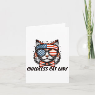 Childless Cat Lady Shirt Childless Cat Lady  Card