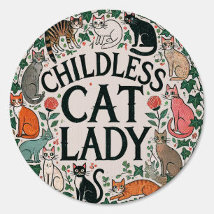Childless Cat Lady Sign