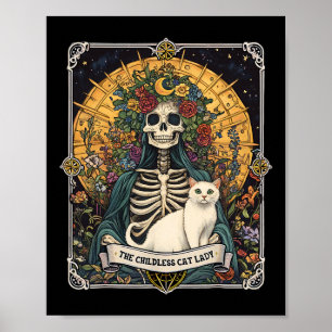 Childless Cat Lady Tarot Card 1 Poster