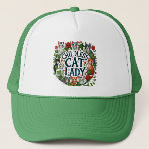 Childless Cat Lady Trucker Hat