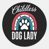 Childless Dog Lady Election Vote 2024 Rainbow USA