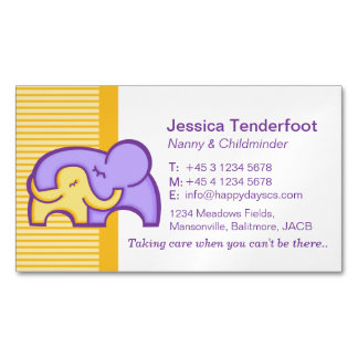 babysitter cards