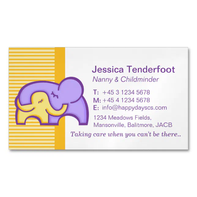 Childminder/ baby sitter carer hug business cards Zazzle