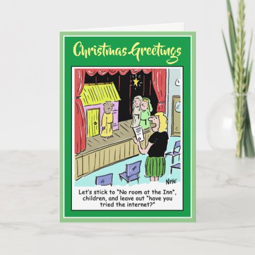 Children and Christmas School Nativity Play Holiday Card