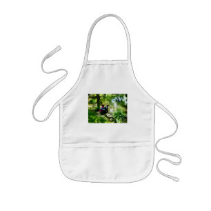 Children and Ducks in Park Kids' Apron