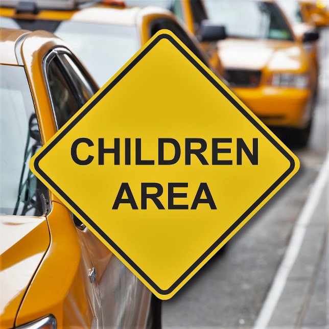 Children Area Or Custom Image Car Magnet (Creator Uploaded)